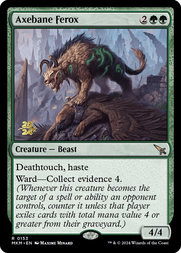 Image for Axebane Ferox (153) (PRE) - Magic: The Gathering