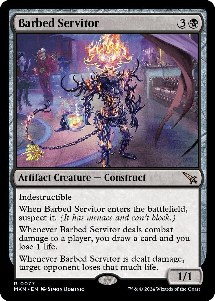 Image for Barbed Servitor (77) (PRE) - Magic: The Gathering