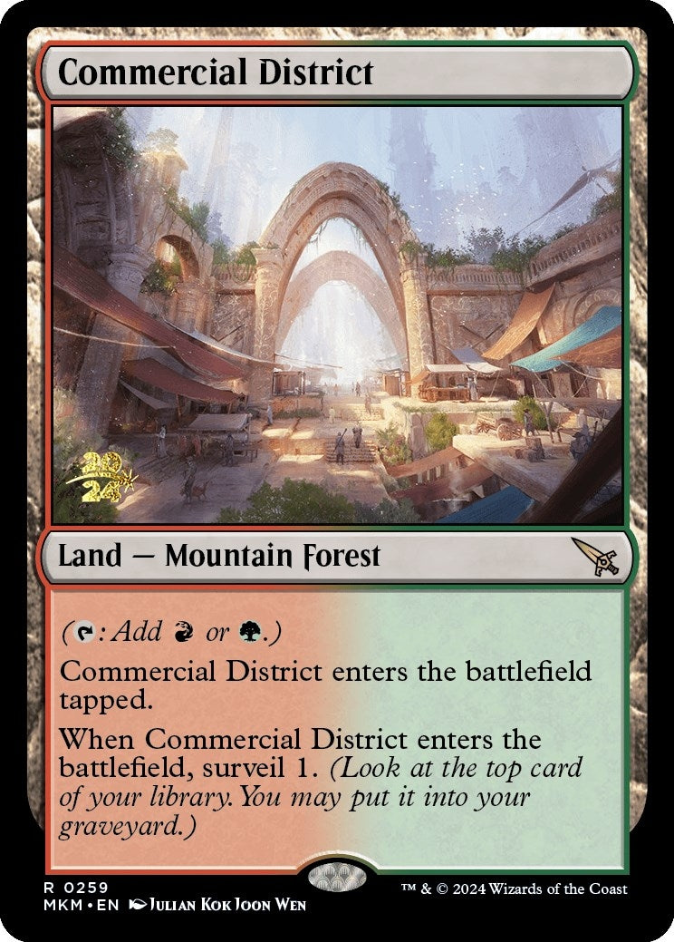 Image for Commercial District (259) (PRE) - Magic: The Gathering