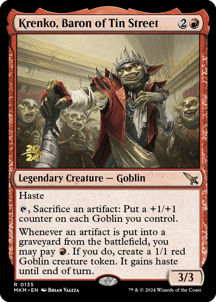 Image for Krenko, Baron of Tin Street (135) (PRE) - Magic: The Gathering
