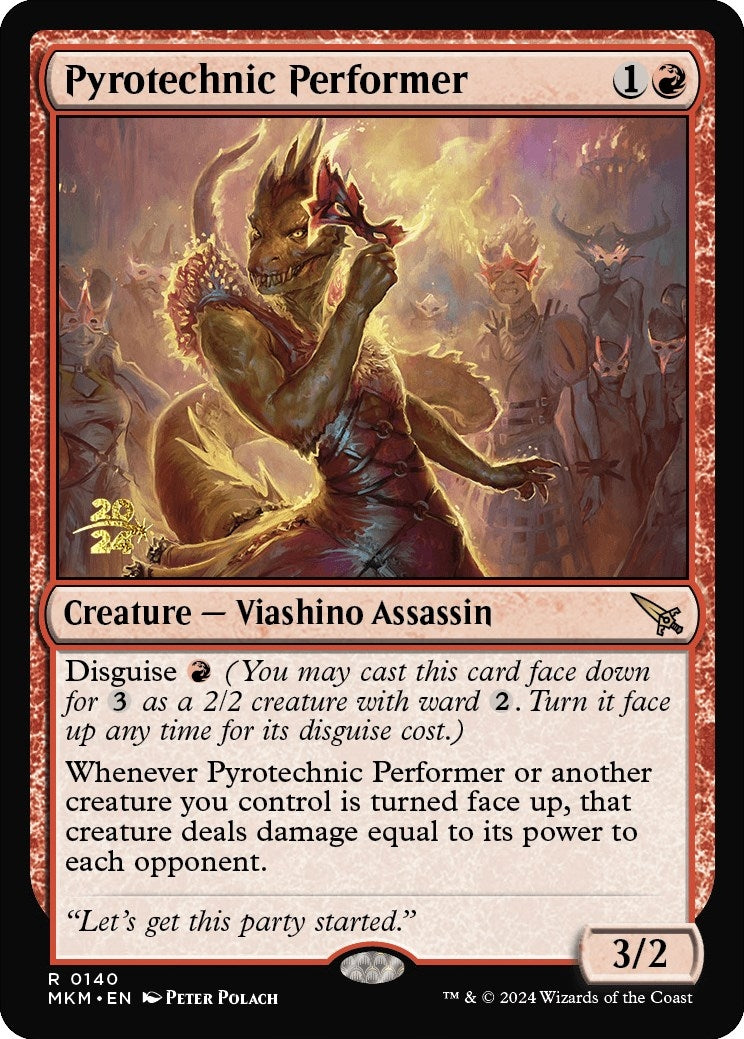 Image for Pyrotechnic Performer (140) (PRE) - Magic: The Gathering