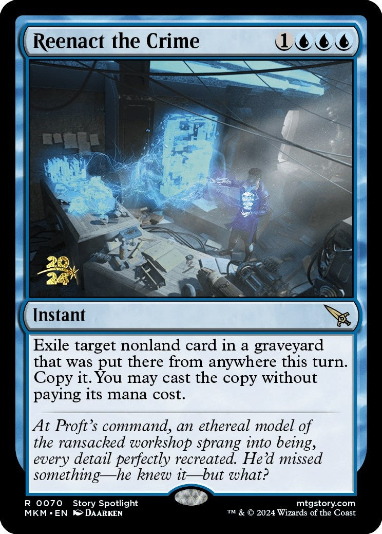 Image for Reenact the Crime (70) (PRE) - Magic: The Gathering