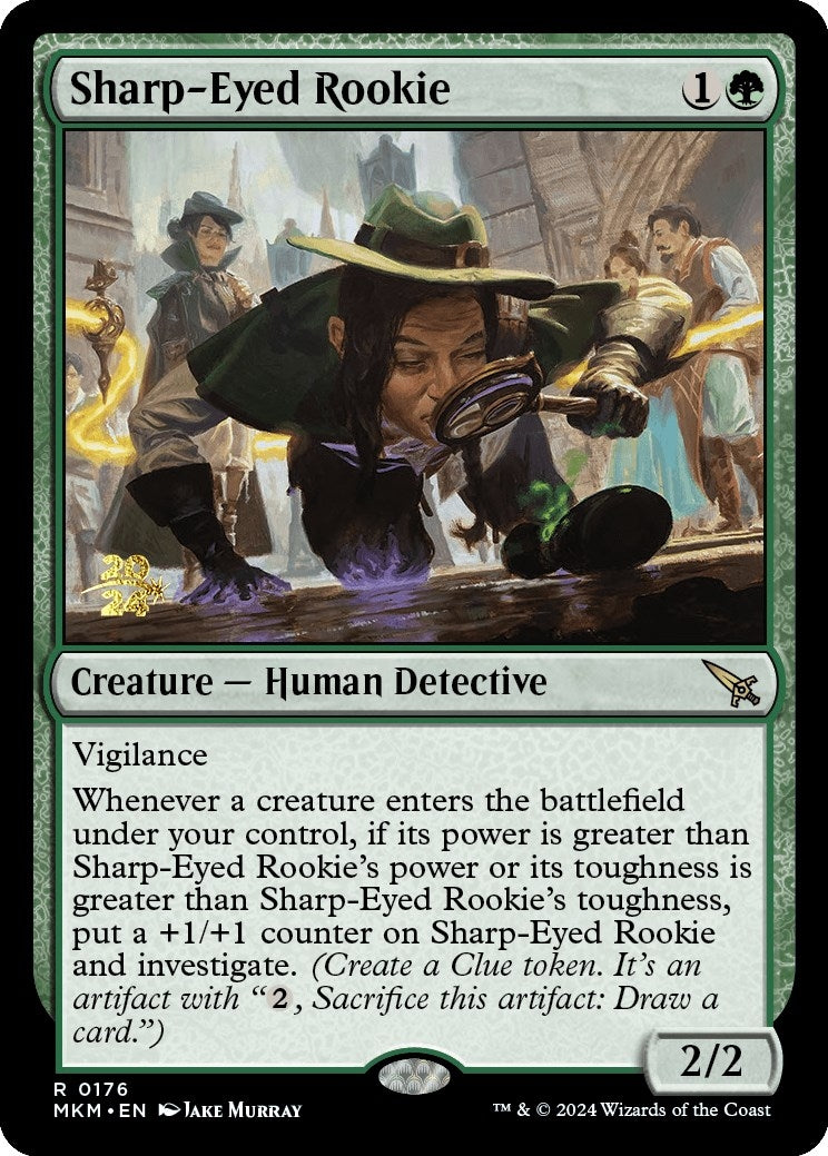 Image for Sharp-Eyed Rookie (176) (PRE) - Magic: The Gathering