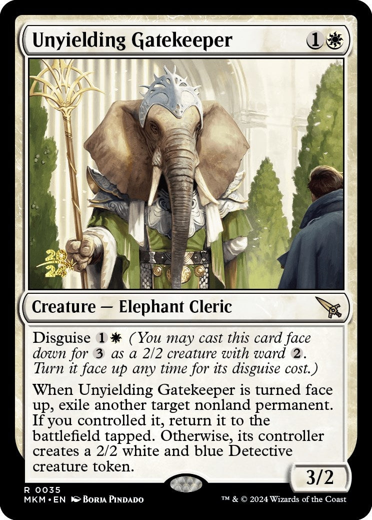Image for Unyielding Gatekeeper (35) (PRE) - Magic: The Gathering