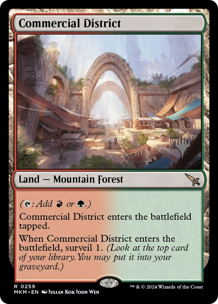 Image for Commercial District (259) (PPMKM) - Magic: The Gathering