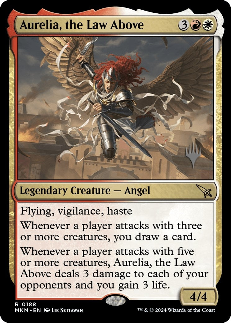 Image for Aurelia, the Law Above (188) (PPMKM) - Magic: The Gathering