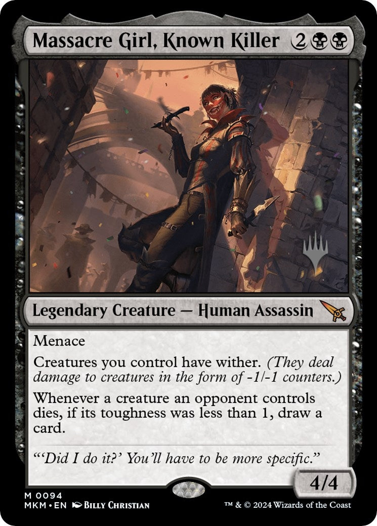 Image for Massacre Girl, Known Killer (94) (PPMKM) - Magic: The Gathering