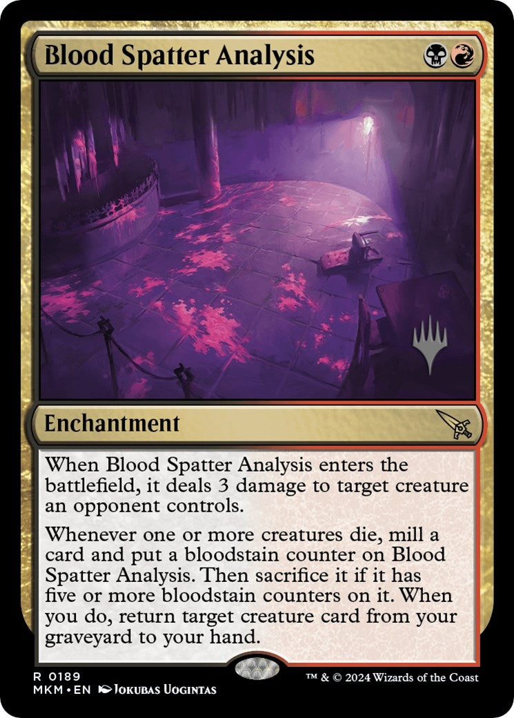 Image for Blood Spatter Analysis (189) (PPMKM) - Magic: The Gathering