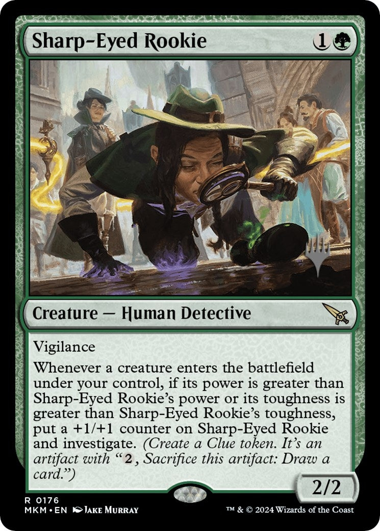 Image for Sharp-Eyed Rookie (176) (PPMKM) - Magic: The Gathering