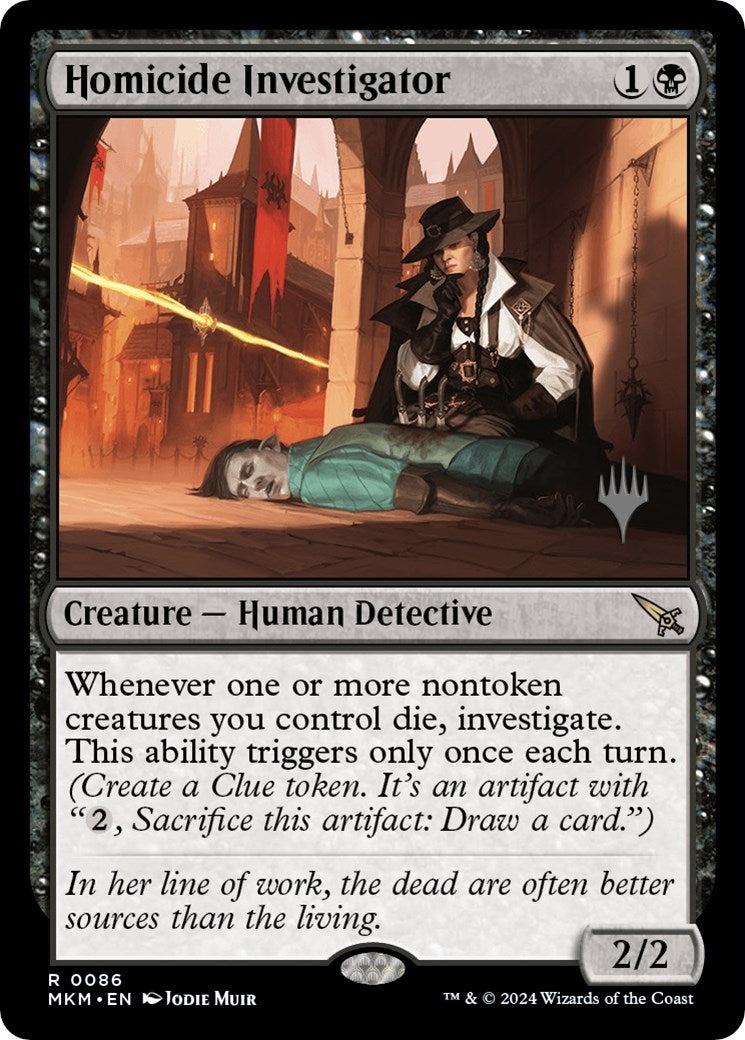 Image for Homicide Investigator (86) (PPMKM) - Magic: The Gathering