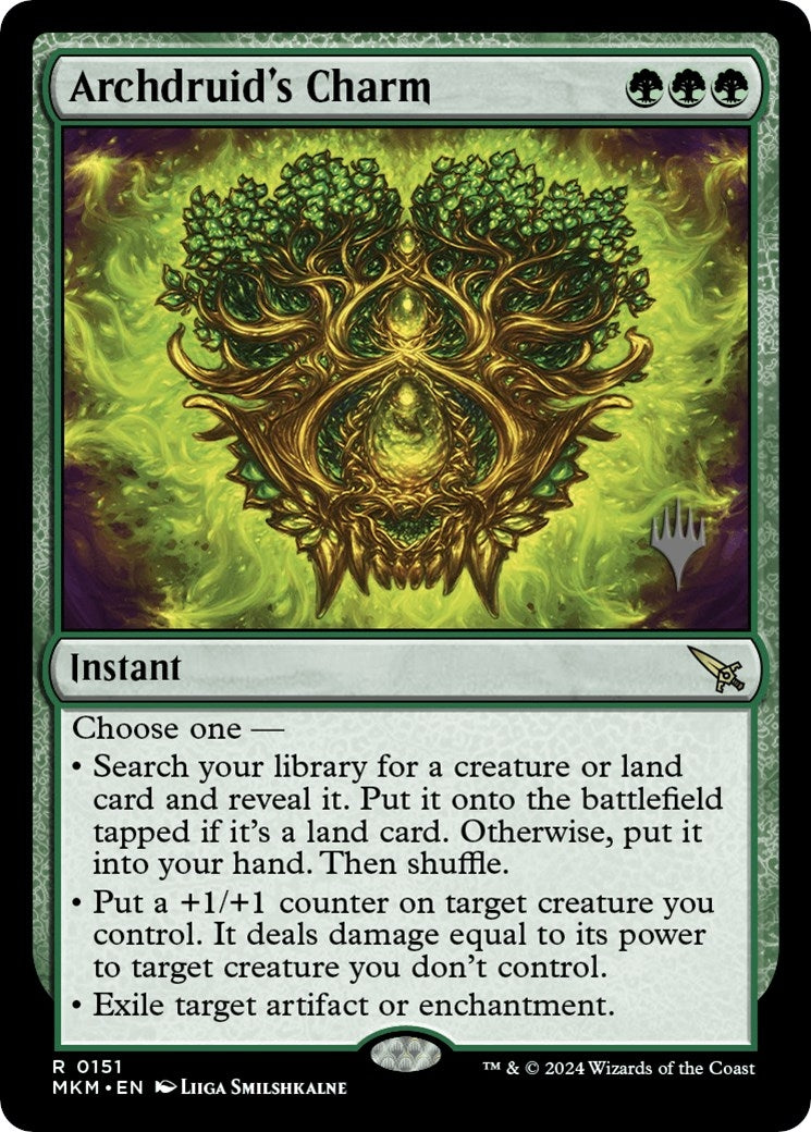 Image for Archdruid's Charm (151) (PPMKM) - Magic: The Gathering
