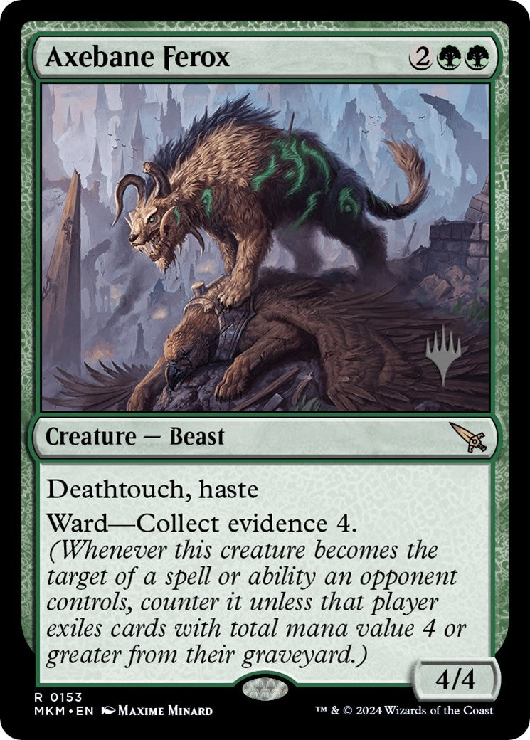 Image for Axebane Ferox (153) (PPMKM) - Magic: The Gathering
