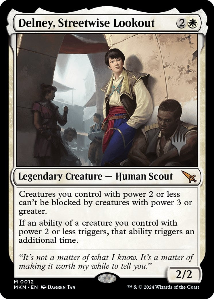 Image for Delney, Streetwise Lookout (12) (PPMKM) - Magic: The Gathering