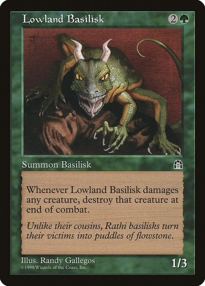 Image for Lowland Basilisk (STH) - Magic: The Gathering