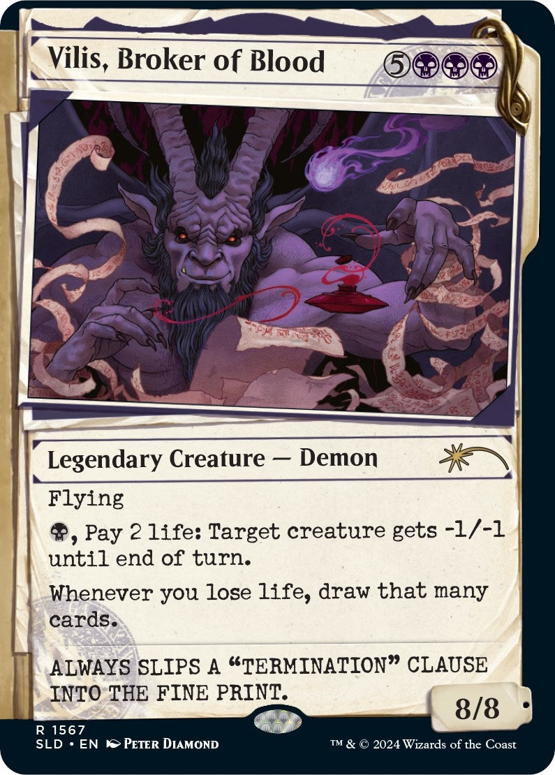 Image for Vilis, Broker of Blood (1567) (SLD) - Magic: The Gathering