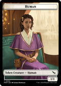 Image for Human Token (2) (MKM) - Magic: The Gathering