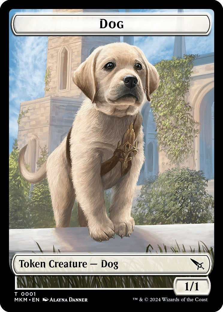 Image for Dog Token (1) (MKM) - Magic: The Gathering