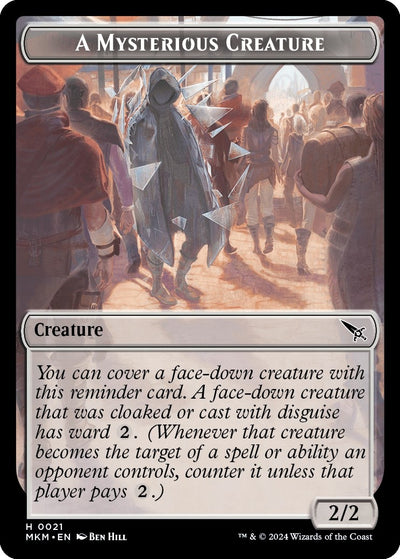 A Mysterious Creature Token (21) (MKM)