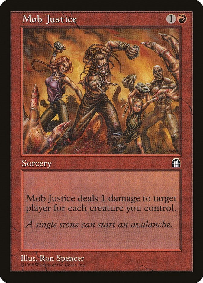 Image for Mob Justice (STH) - Magic: The Gathering