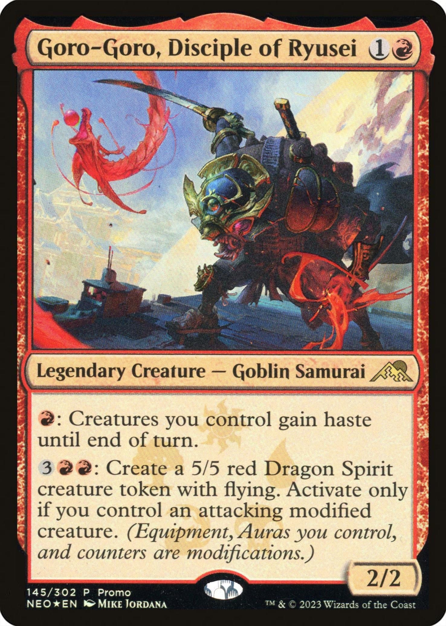 Image for Goro-Goro, Disciple of Ryusei (145) (MEDIA) - Magic: The Gathering