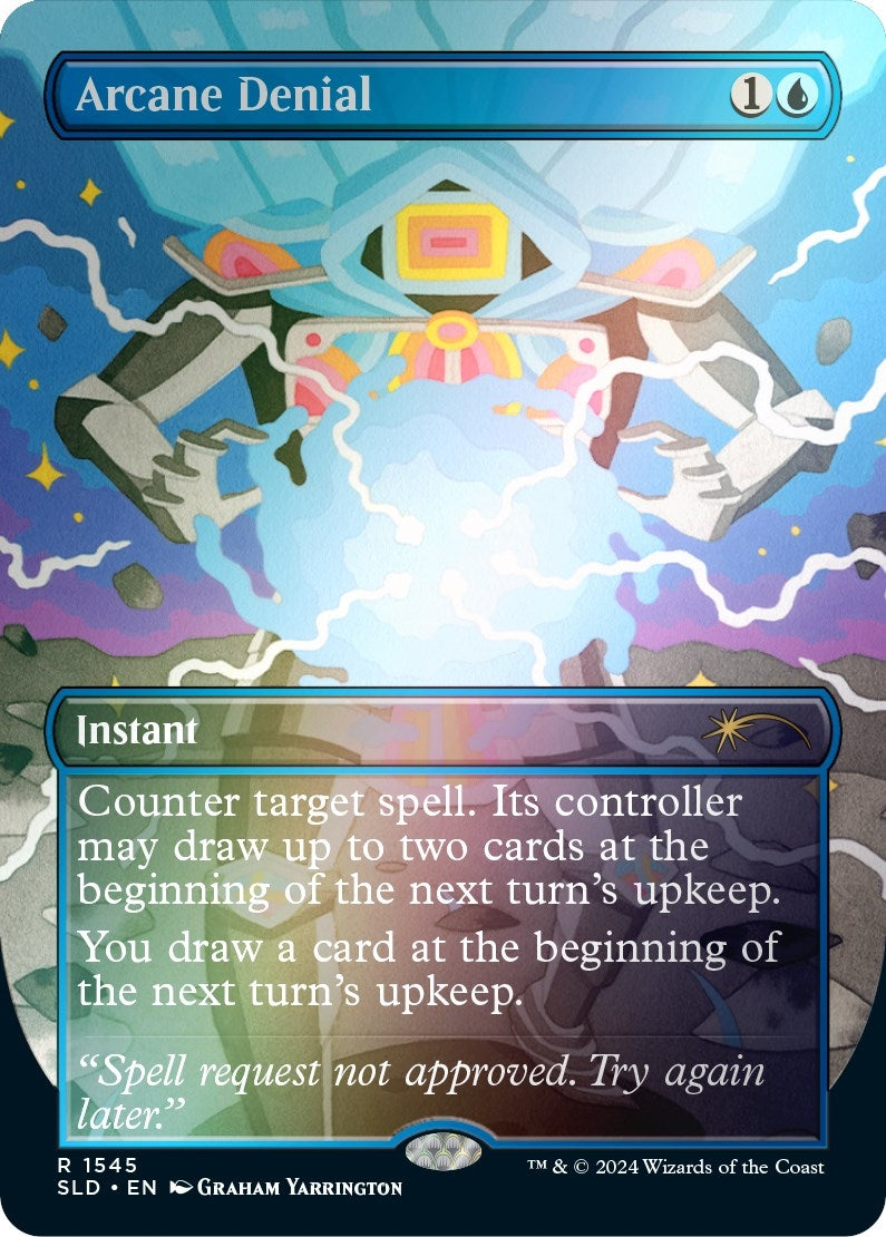 Image for Arcane Denial (1545) (Rainbow Foil) (1545) (SLD) - Magic: The Gathering