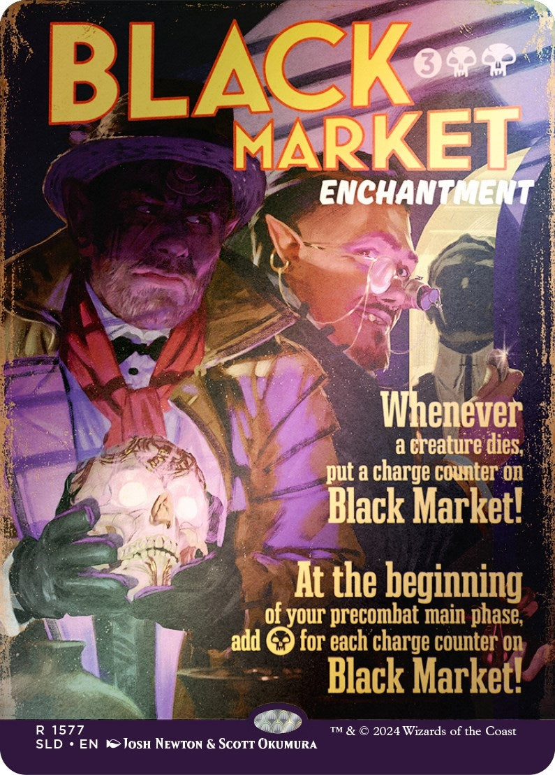 Image for Black Market (1577) (Rainbow Foil) (1577) (SLD) - Magic: The Gathering