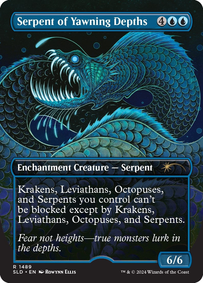 Image for Serpent of Yawning Depths (1489) (SLD) - Magic: The Gathering