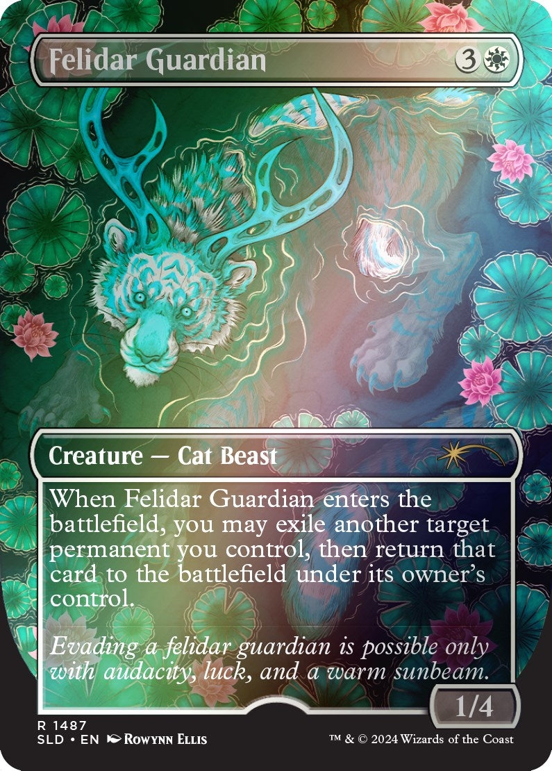 Image for Felidar Guardian (Rainbow Foil) (1487) (SLD) - Magic: The Gathering