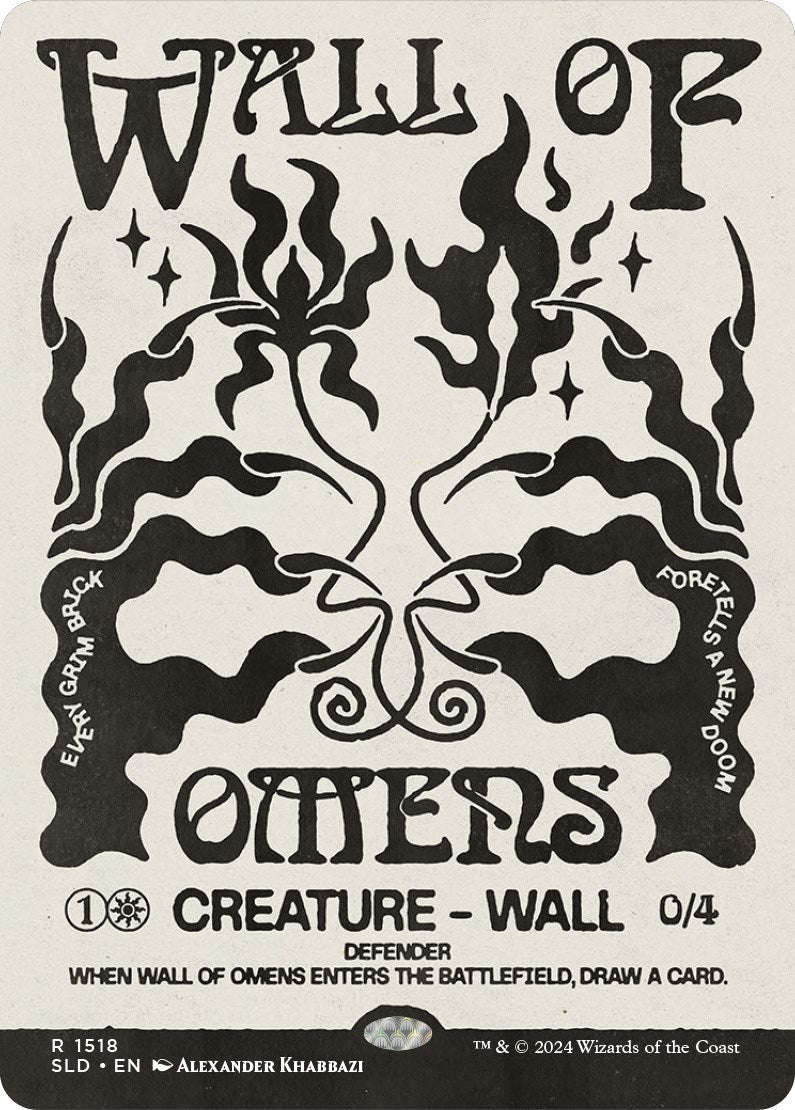 Image for Wall of Omens (1518) (SLD) - Magic: The Gathering