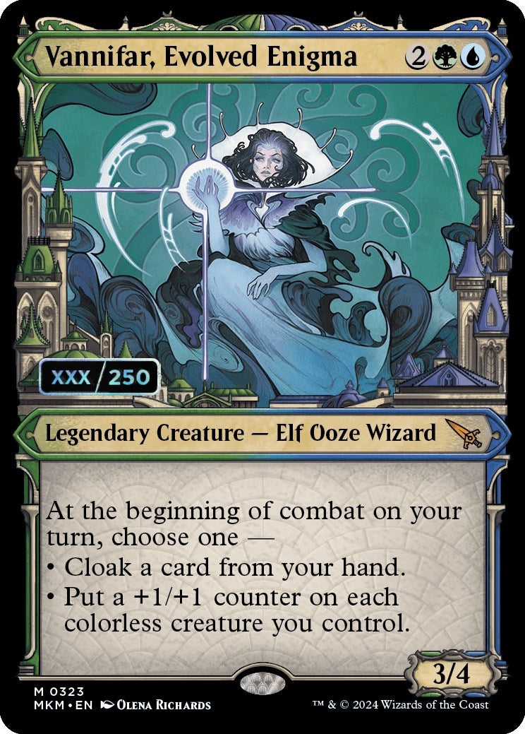 Image for Vannifar, Evolved Enigma (Serial Numbered) (323) (MKM) - Magic: The Gathering