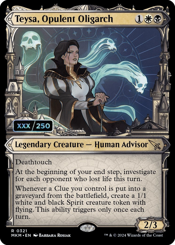 Image for Teysa, Opulent Oligarch (Serial Numbered) (321) (MKM) - Magic: The Gathering