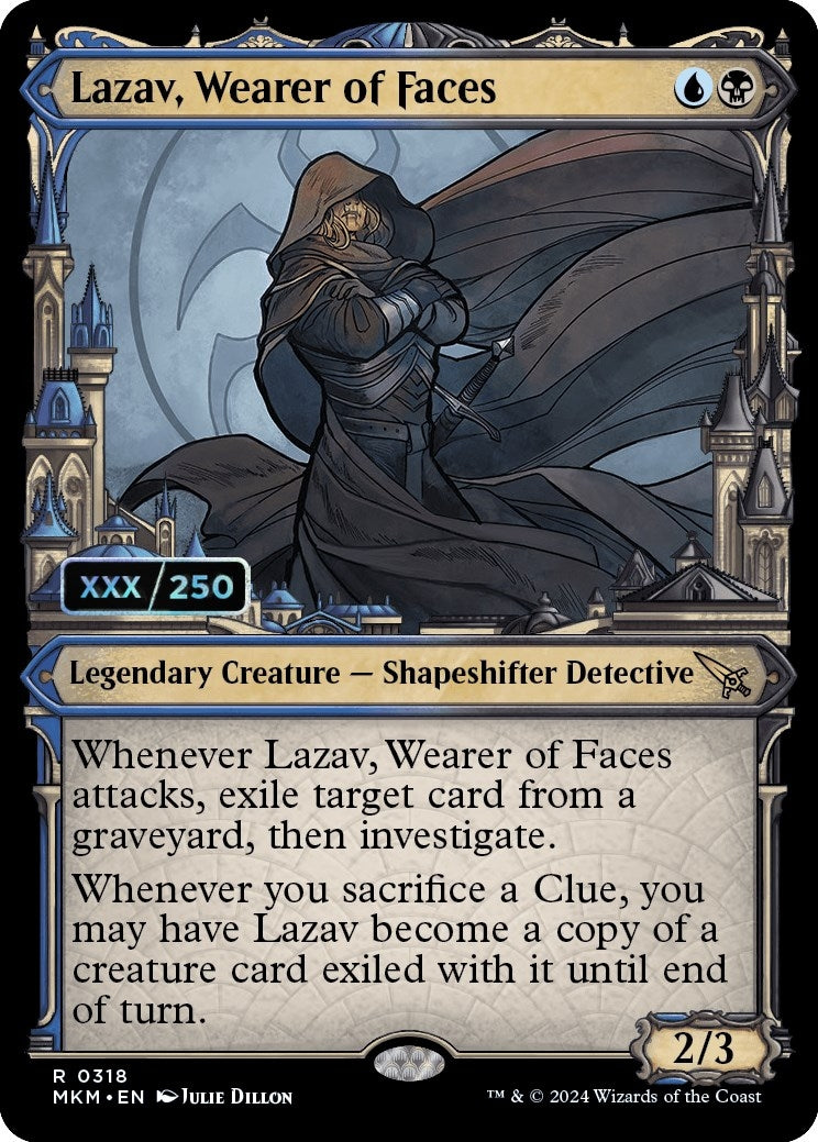 Image for Lazav, Wearer of Faces (Serial Numbered) (318) (MKM) - Magic: The Gathering