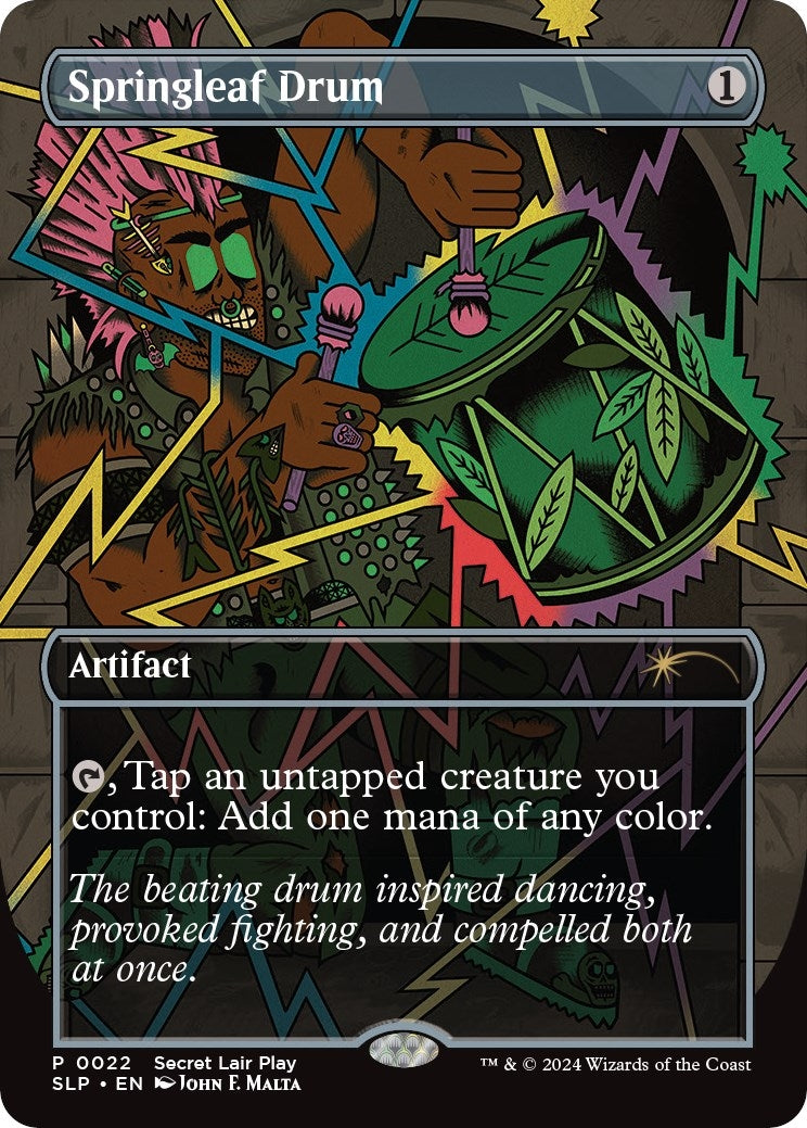 Image for Springleaf Drum (22) (SLP) - Magic: The Gathering