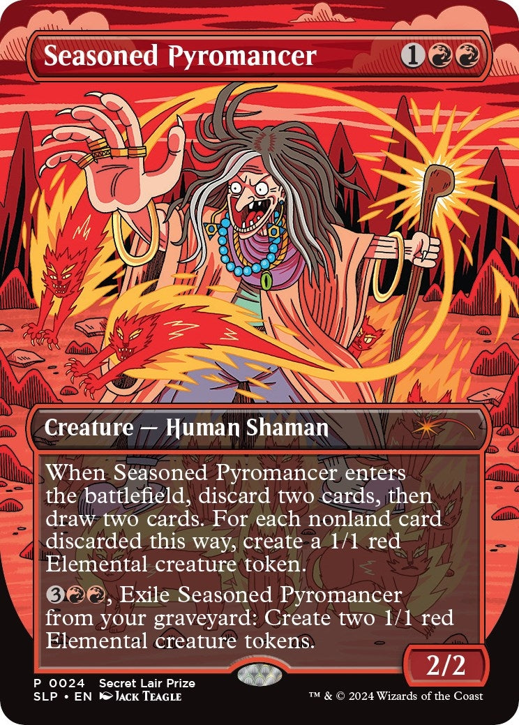 Image for Seasoned Pyromancer (24) (PTP) - Magic: The Gathering