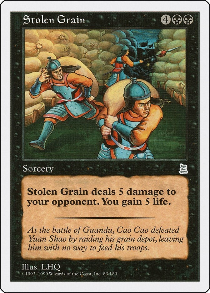 Image for Stolen Grain (83) (PTK) - Magic: The Gathering