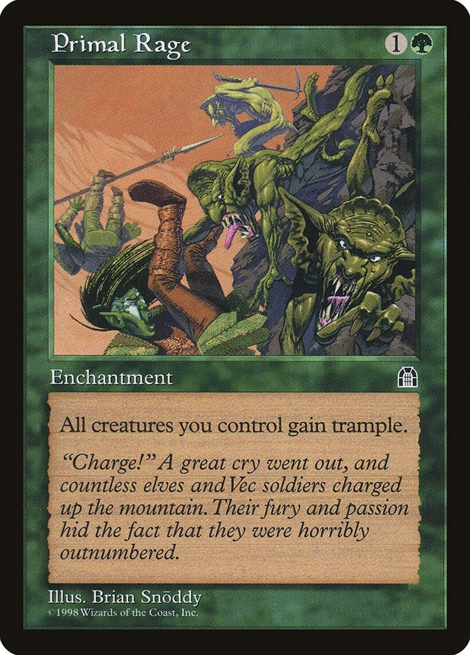 Image for Primal Rage (STH) - Magic: The Gathering