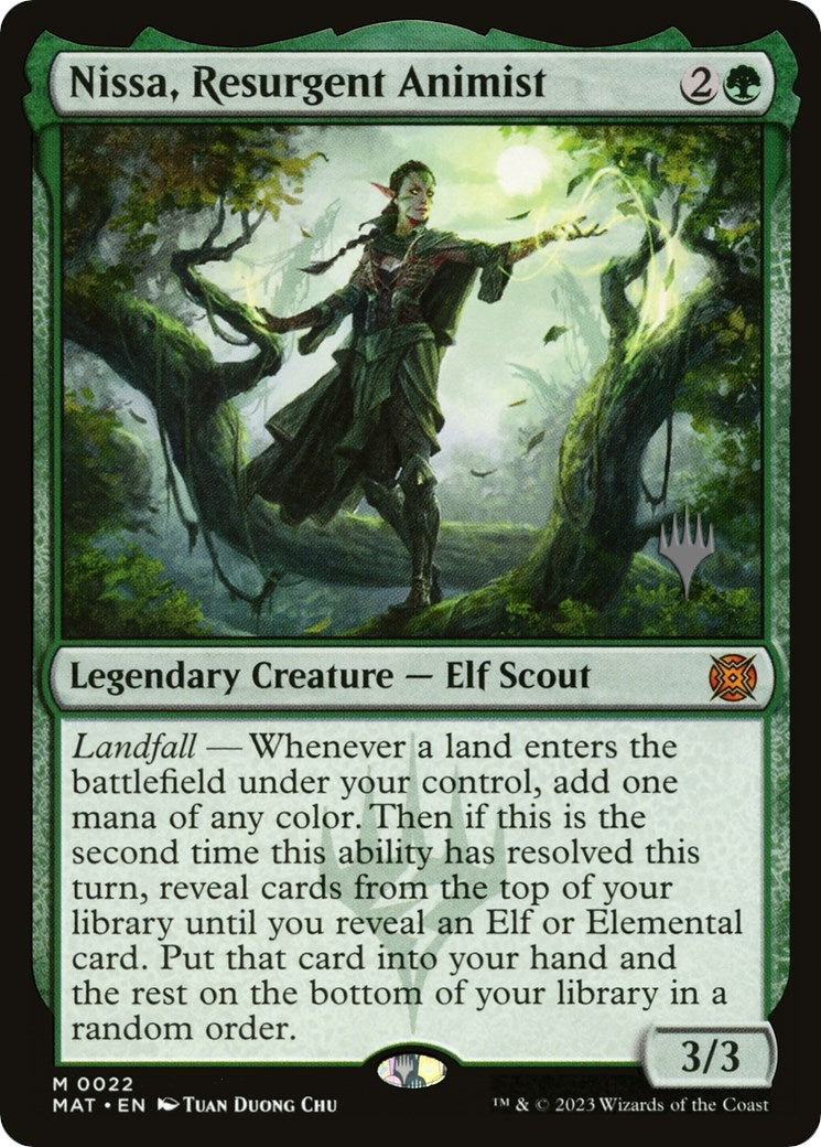 Image for Nissa, Resurgent Animist (22) (PPMKM) - Magic: The Gathering