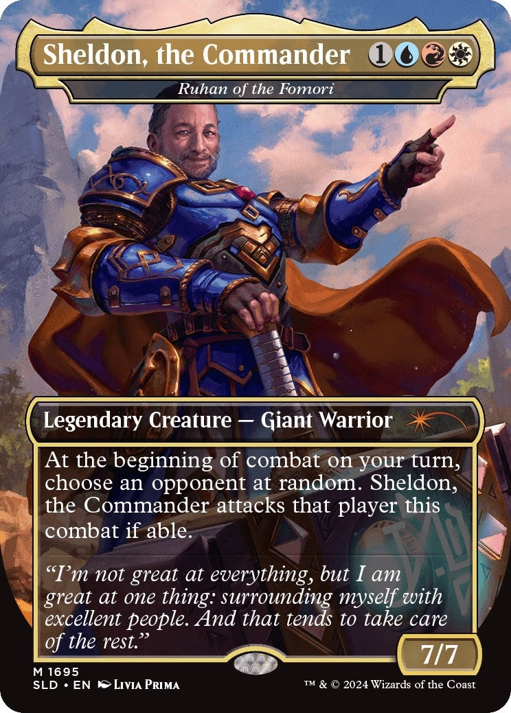Image for Sheldon, the Commander - Ruhan of the Fomori (1695) (SLD) - Magic: The Gathering
