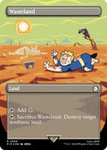 Image for Wasteland (Borderless) (Surge Foil) (889) (PIP) - Magic: The Gathering