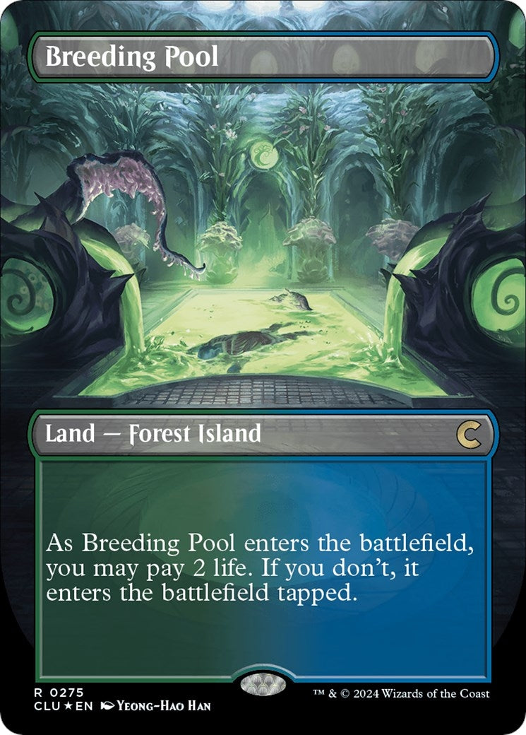 Image for Breeding Pool (Borderless) (275) (CLU) - Magic: The Gathering