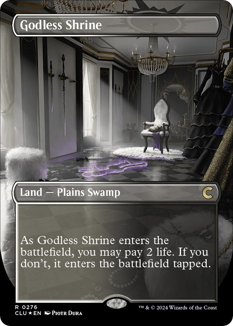 Image for Godless Shrine (Borderless) (276) (CLU) - Magic: The Gathering