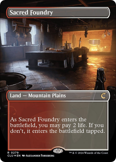 Sacred Foundry (Borderless) (279) (CLU)