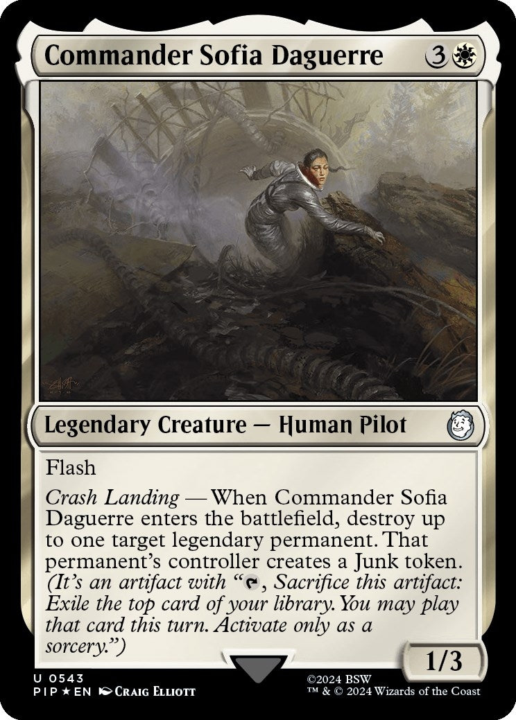 Image for Commander Sofia Daguerre (Surge Foil) (543) (PIP) - Magic: The Gathering