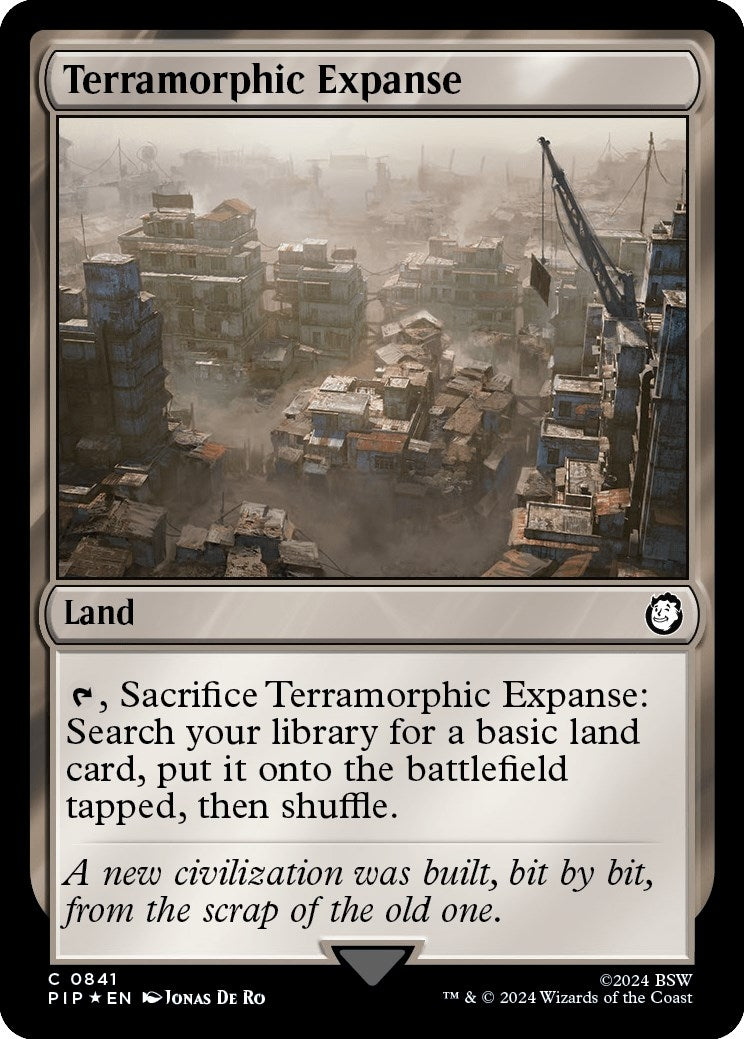 Image for Terramorphic Expanse (Surge Foil) (841) (PIP) - Magic: The Gathering