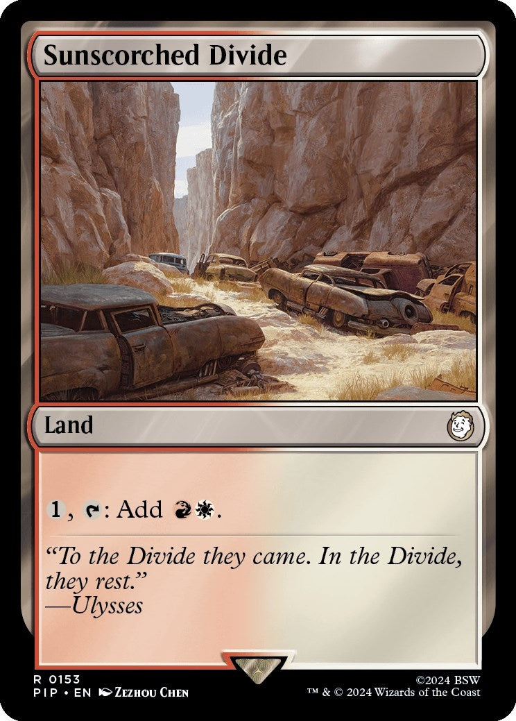 Image for Sunscorched Divide (153) (PIP) - Magic: The Gathering