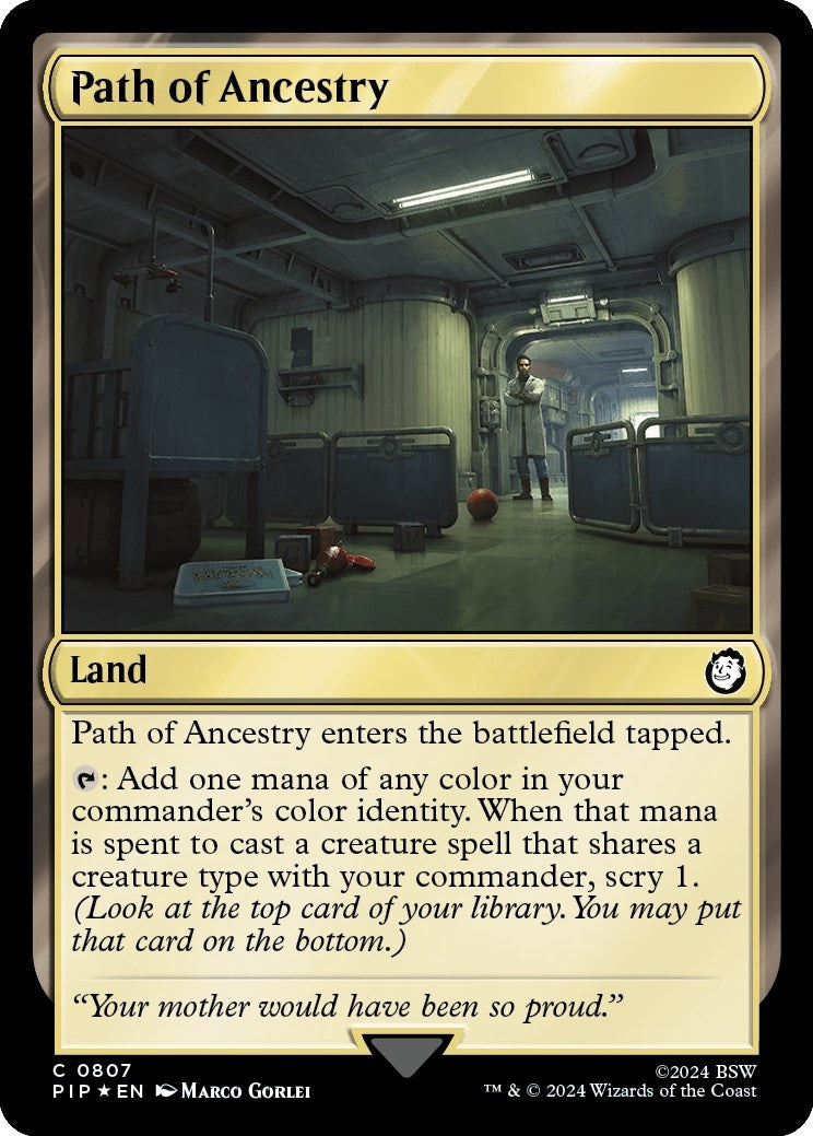 Image for Path of Ancestry (Surge Foil) (807) (PIP) - Magic: The Gathering