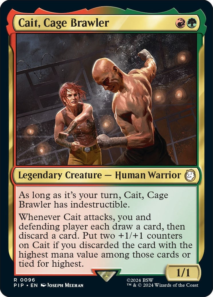 Image for Cait, Cage Brawler (96) (PIP) - Magic: The Gathering