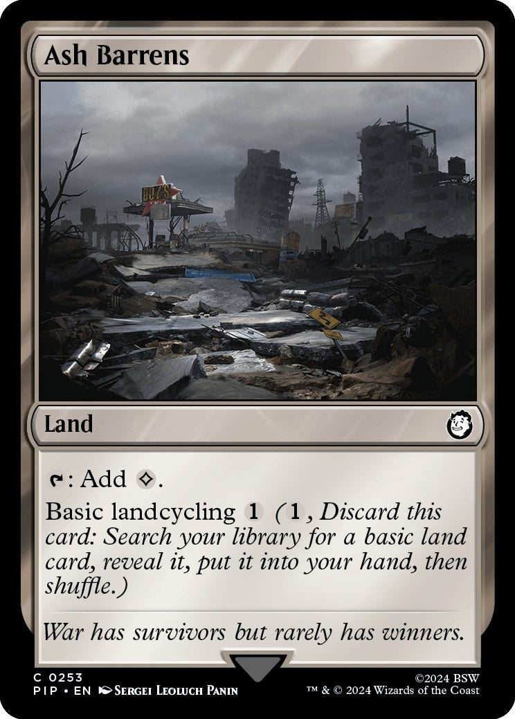 Image for Ash Barrens (253) (PIP) - Magic: The Gathering
