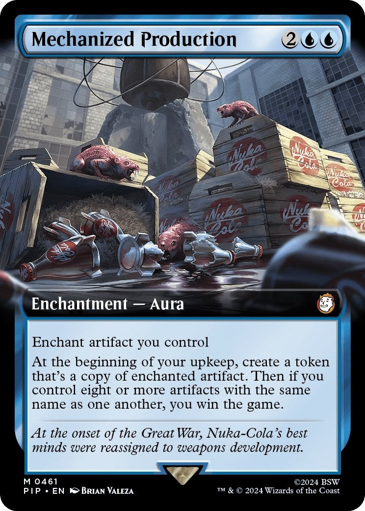 Image for Mechanized Production (Extended Art) (461) (PIP) - Magic: The Gathering