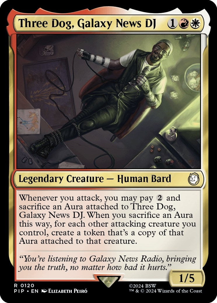 Image for Three Dog, Galaxy News DJ (120) (PIP) - Magic: The Gathering